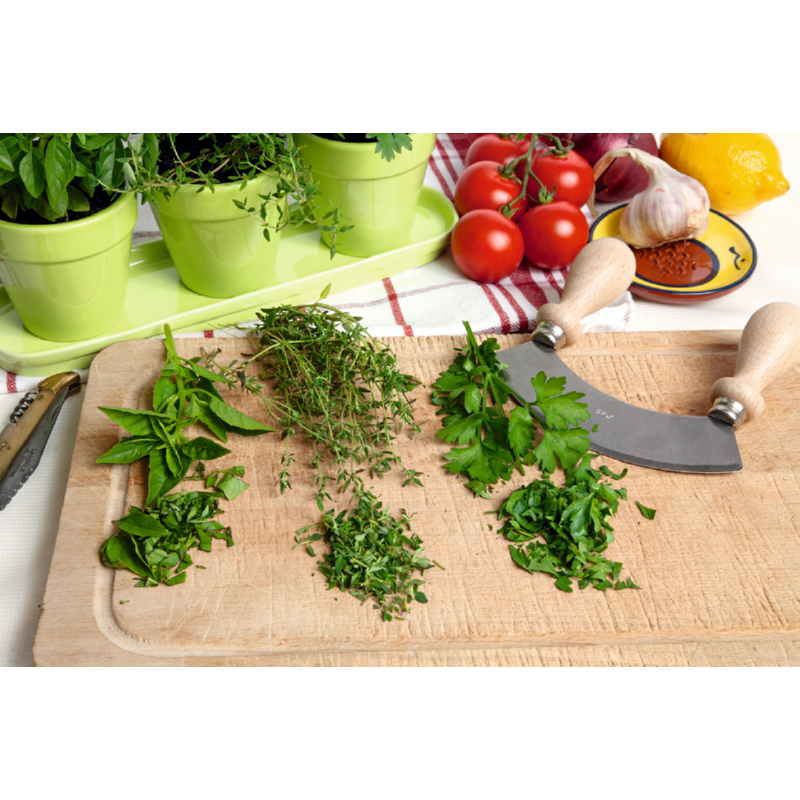 Biologische zaden keukenkruiden set, wit